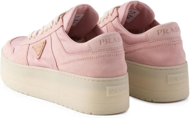 Prada Downtown sneakers met plateauzool Roze - Foto 4