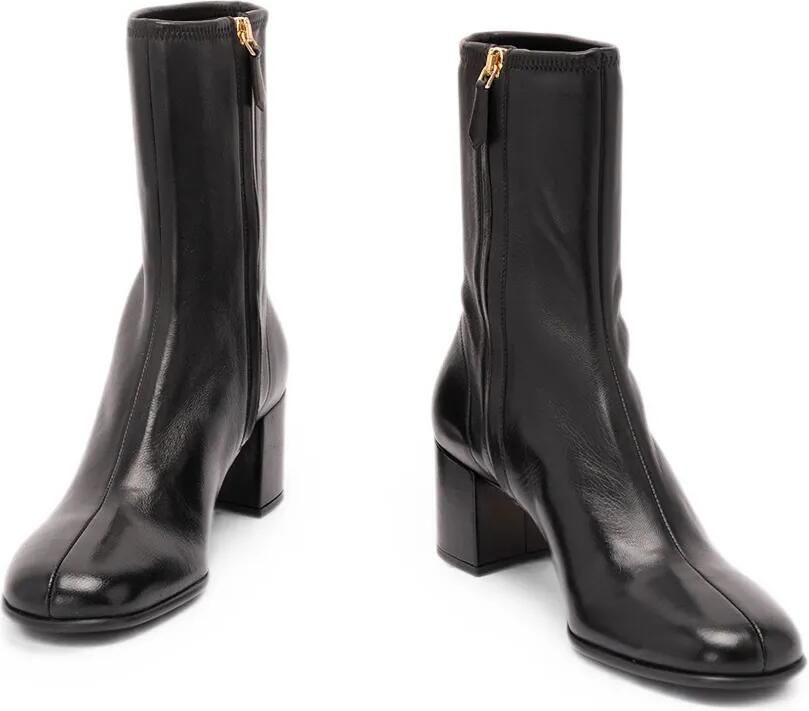 Prada Enkellaarzen met logoplakkaat Zwart - Foto 3