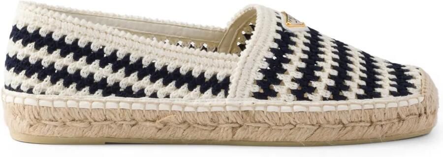 Prada Gehaakte espadrilles Blauw