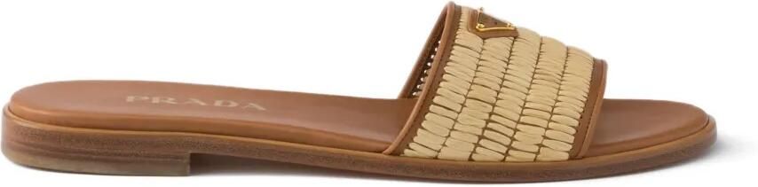 Prada Gehaakte sandalen Beige