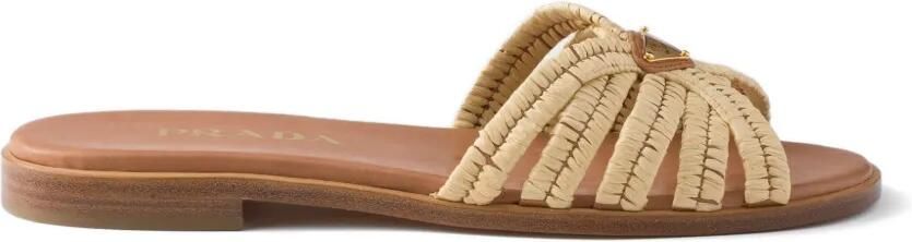 Prada Gehaakte sandalen Beige