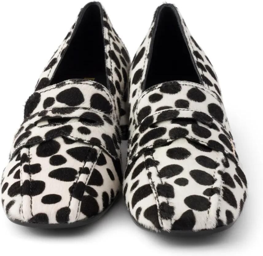Prada Kalfsleren loafers met print Wit - Foto 3