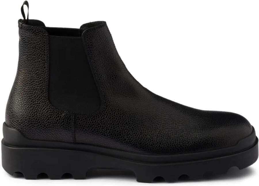 Prada Laarzen met elastische vlakken en rubberen zool Zwart