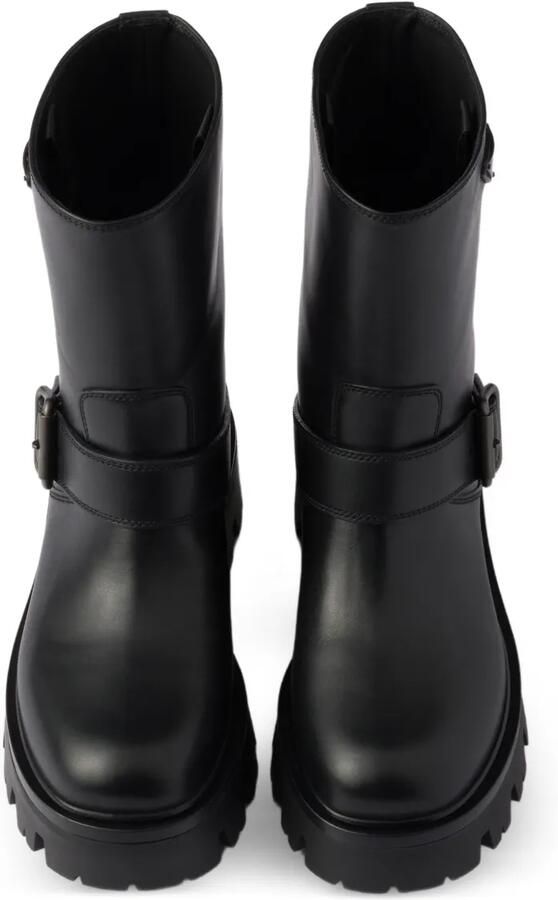 Prada Laarzen met gespsluiting en chunky zool Zwart - Foto 5