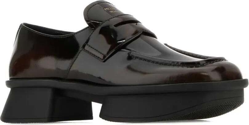 Prada Lakleren loafers Bruin - Foto 2