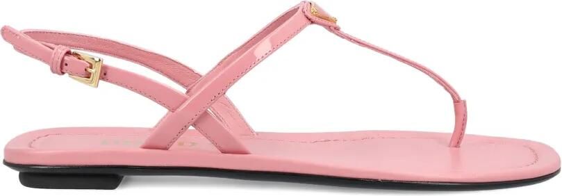 Prada Lakleren sandalen Roze