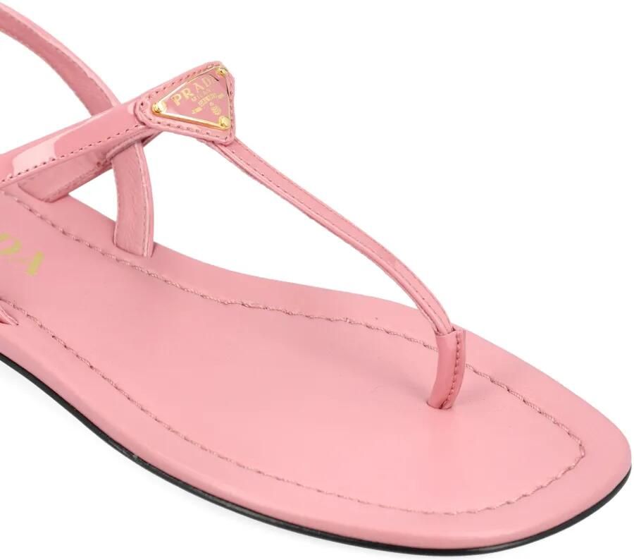 Prada Lakleren sandalen Roze - Foto 2