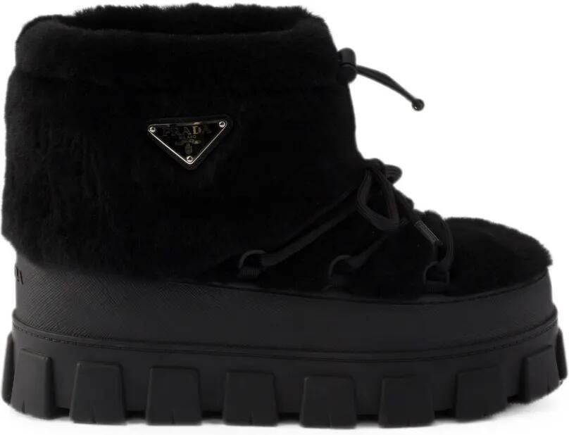 Prada Lammy après-ski-laarzen Zwart