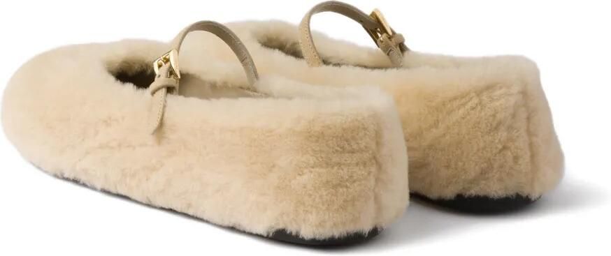 Prada Lammy ballerina's Beige - Foto 4
