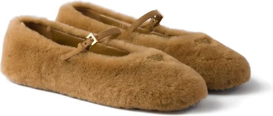 Prada Lammy ballerina's Bruin - Foto 4