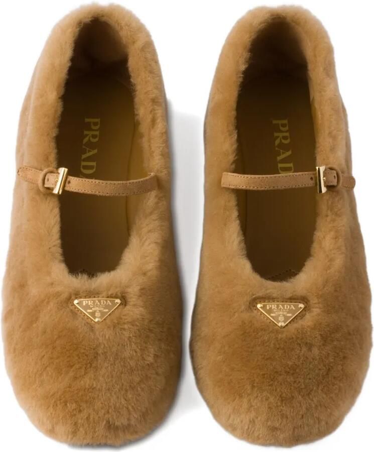 Prada Lammy ballerina's Bruin - Foto 2