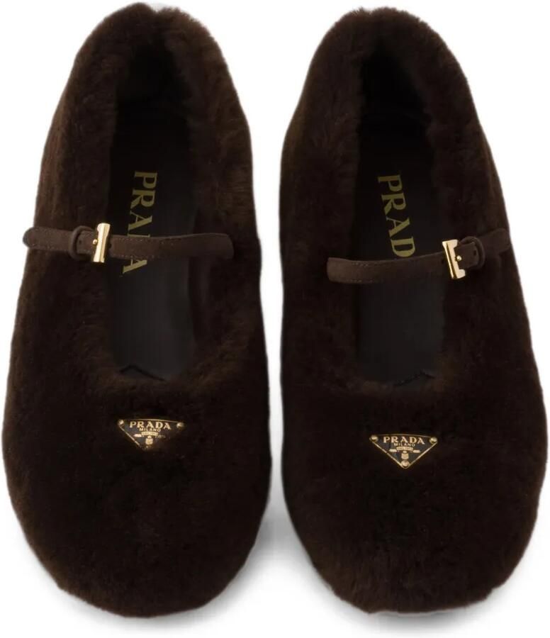 Prada Lammy ballerina's Bruin - Foto 2