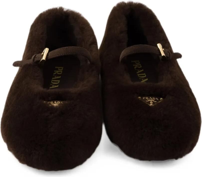 Prada Lammy ballerina's Bruin - Foto 3