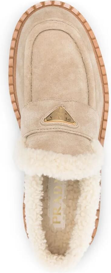 Prada Lammy loafers Beige - Foto 4