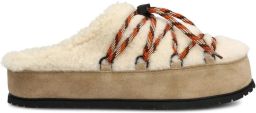 Prada Lammy muiltjes met veters Beige