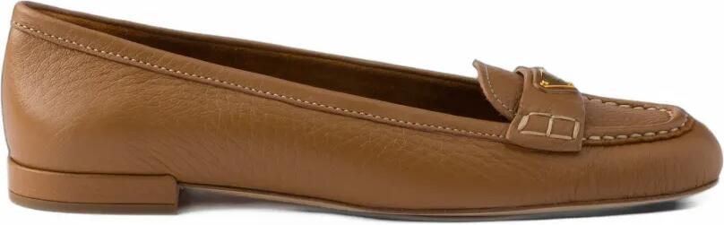 Prada leather loafers Bruin