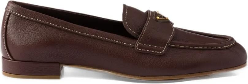 Prada leather loafers Bruin