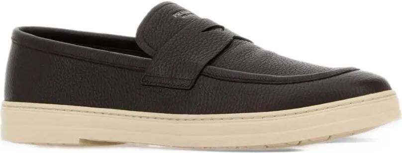 Prada leather loafers Bruin - Foto 2