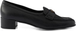 Prada leather loafers Zwart