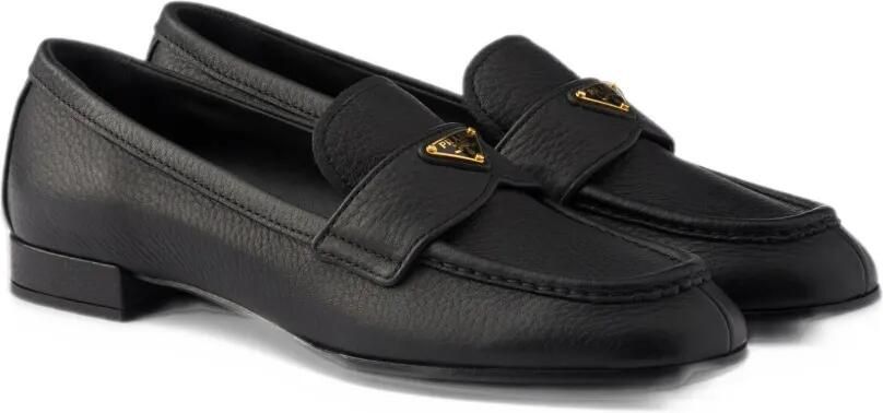 Prada leather loafers Zwart - Foto 5