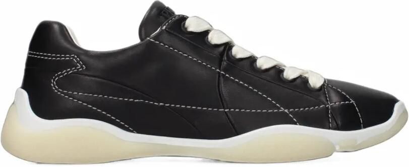 Prada leather sneakers Zwart