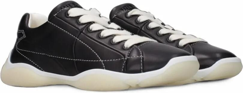 Prada leather sneakers Zwart - Foto 4