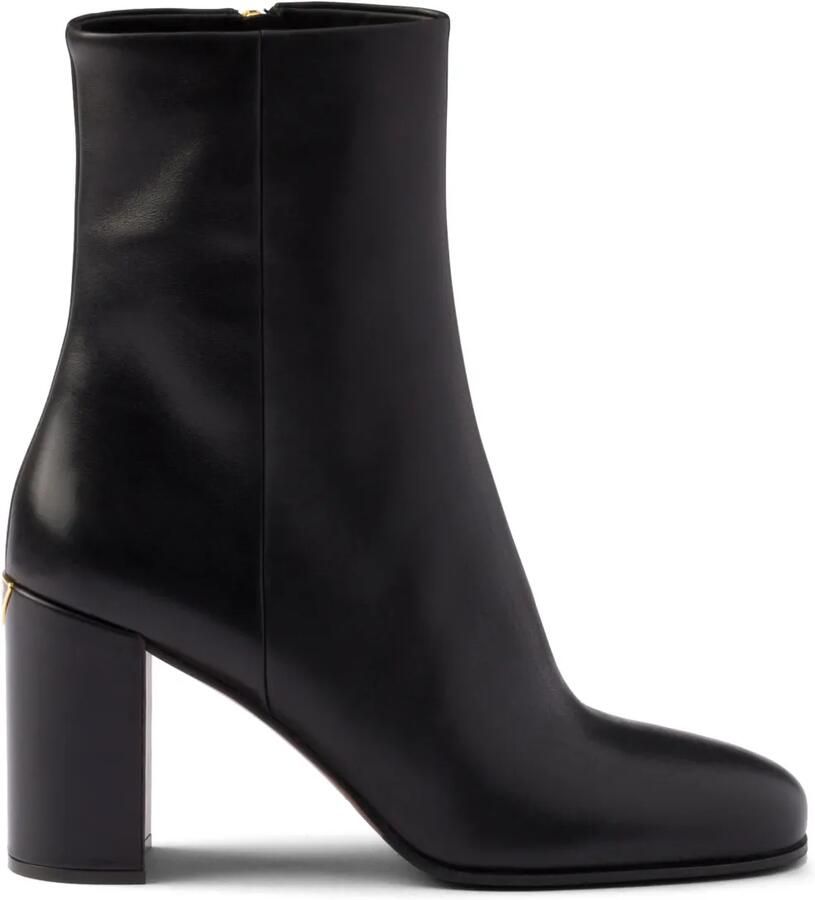 Prada Leren 85 mm laarzen Zwart