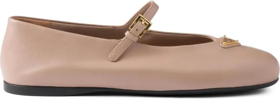 Prada Leren ballerina's Roze