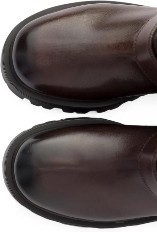 Prada Leren laarzen Bruin - Foto 4