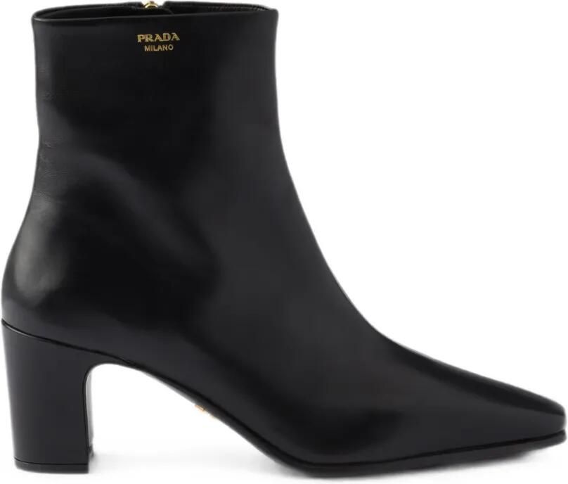 Prada Leren laarzen Zwart