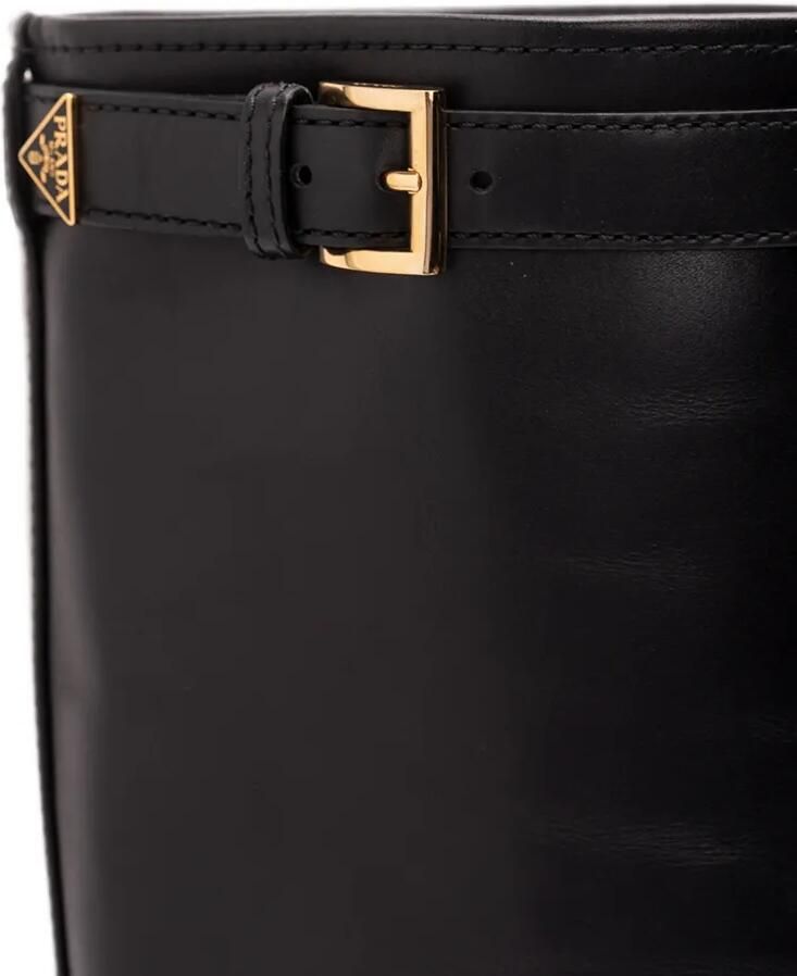 Prada Leren laarzen Zwart - Foto 3