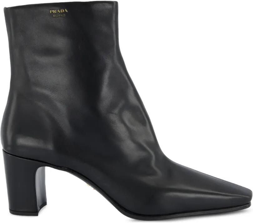 Prada Leren laarzen Zwart