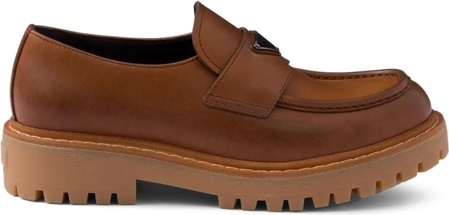 Prada Leren loafers Bruin
