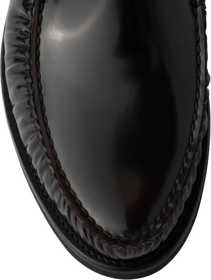 Prada Leren loafers Bruin - Foto 3