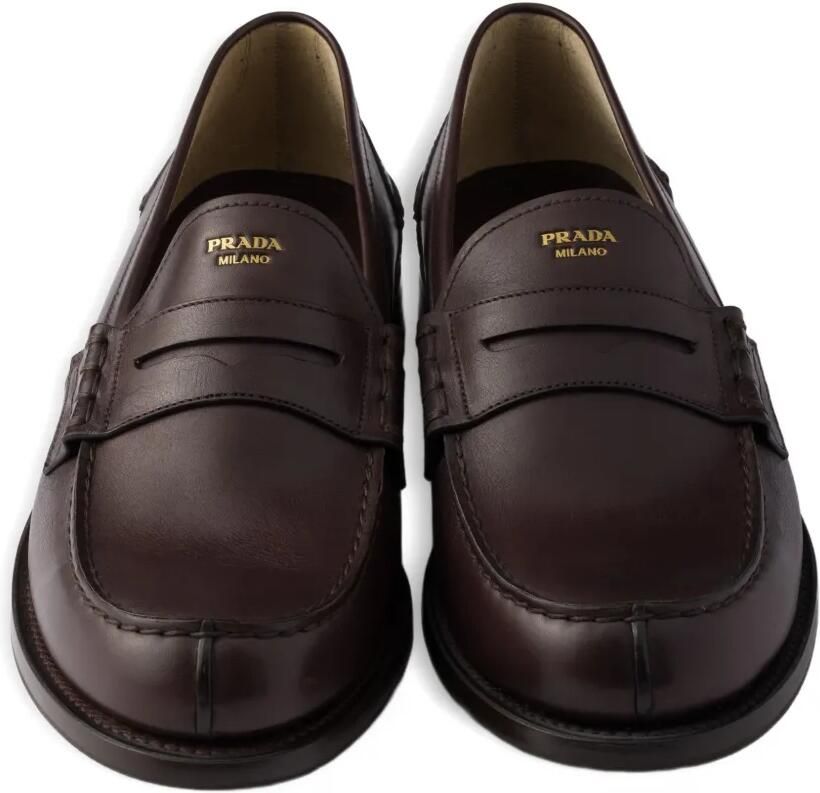 Prada Leren loafers Bruin - Foto 2