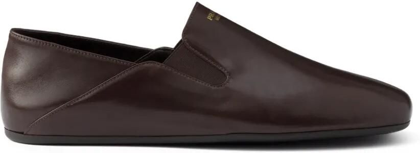 Prada Leren loafers Bruin