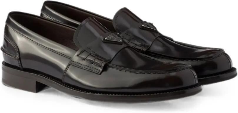 Prada Leren loafers Bruin - Foto 5