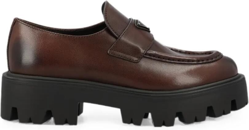 Prada Leren loafers Bruin