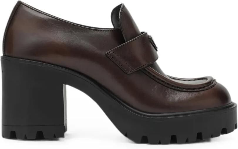 Prada Leren loafers Bruin
