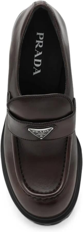 Prada Leren loafers Bruin - Foto 5