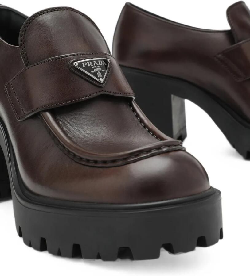 Prada Leren loafers Bruin - Foto 2