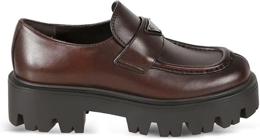 Prada Leren loafers Bruin
