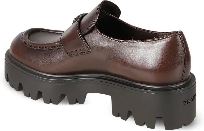 Prada Leren loafers Bruin - Foto 2