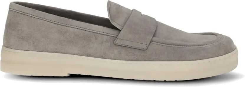 Prada Leren loafers Grijs