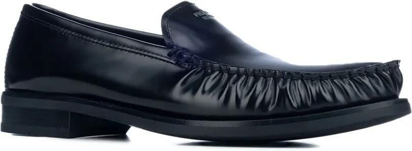 Prada Leren loafers met plooien Zwart - Foto 3