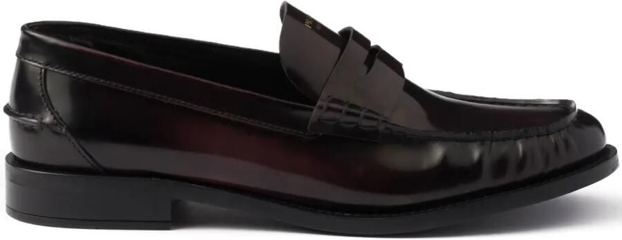 Prada Leren loafers Rood