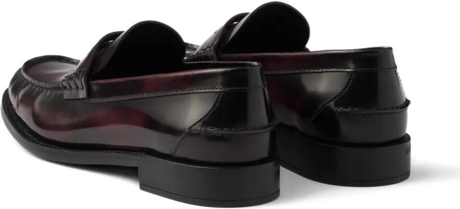 Prada Leren loafers Rood - Foto 4