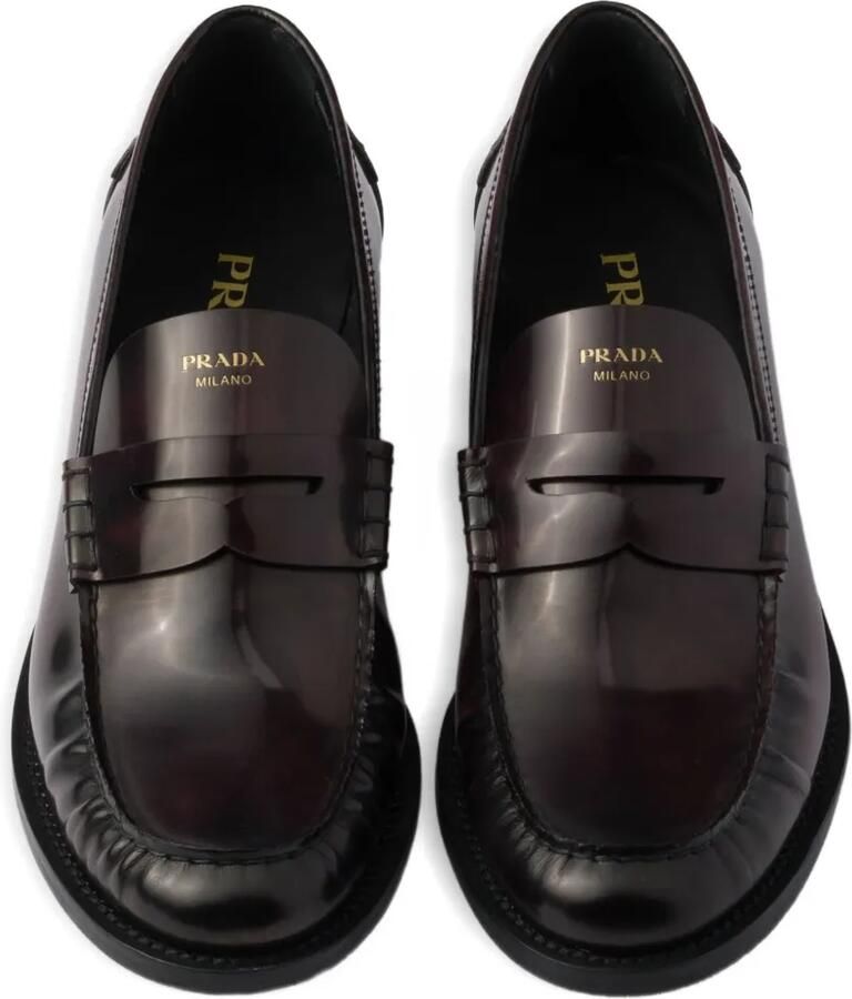 Prada Leren loafers Rood - Foto 2