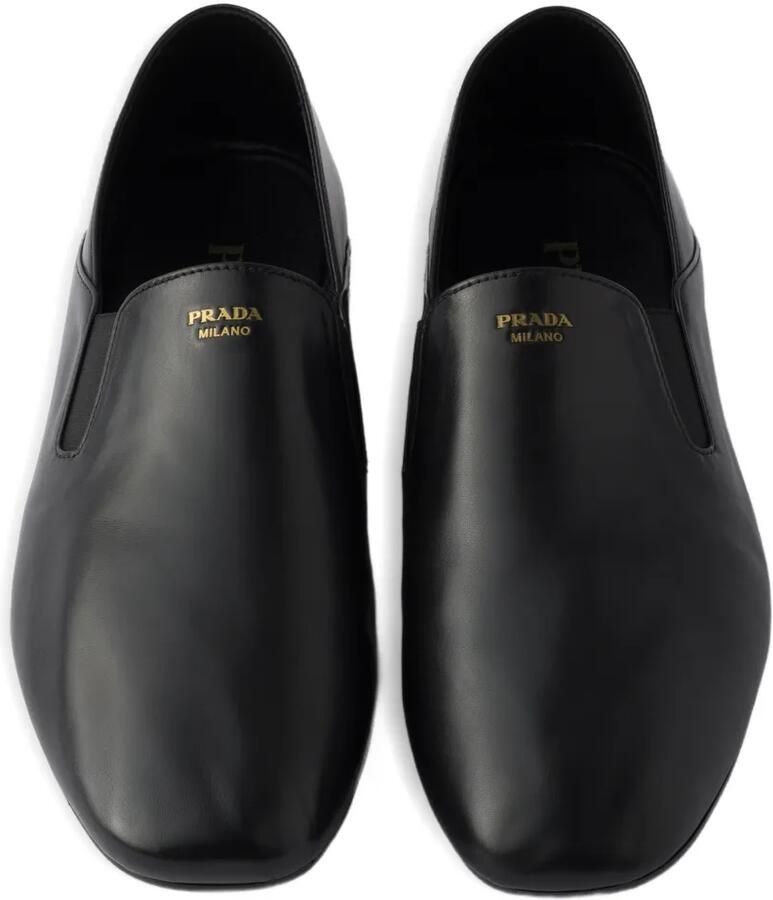 Prada Leren loafers Zwart - Foto 2