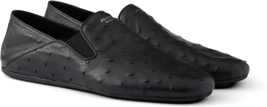 Prada Leren loafers Zwart - Foto 4